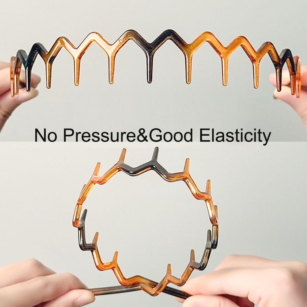 Supgoodom headband worn in hairstyle showing secure fit and tidy hair benefit