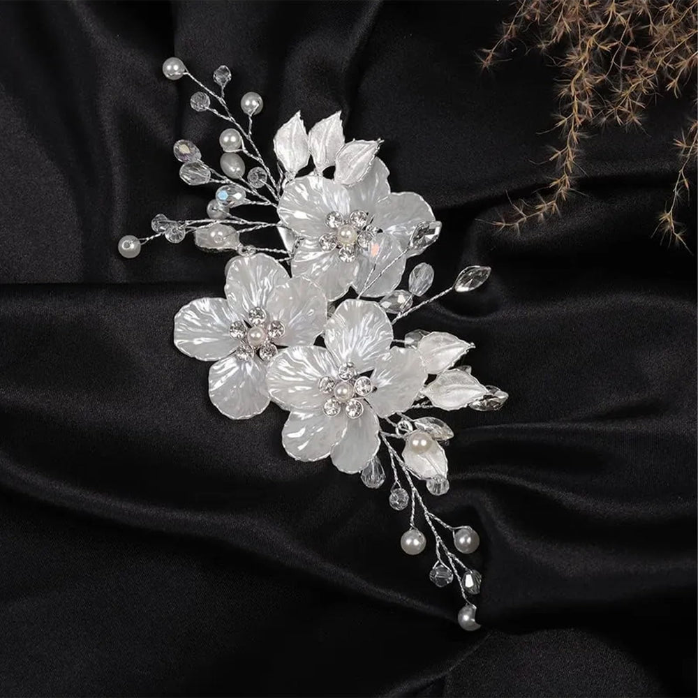 Supgoodom used in bridal updo demonstrating added sparkle and style