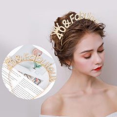 SuPoo 40th crown with simple packaging and included headband, ready for gifting