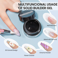 SUPWEE sculpting gel in use creating raised floral detail for precision