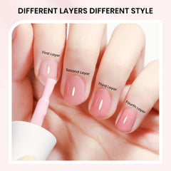 SUPWEE application on fingertips demonstrating quick dry and neat finish
