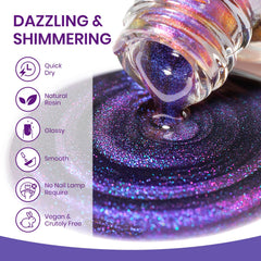 SUPWEE step-by-step application scene showing magnet held over nail benefit quick salon results