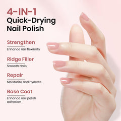 SUPWEE before and after nails comparison showing visible smoother nails