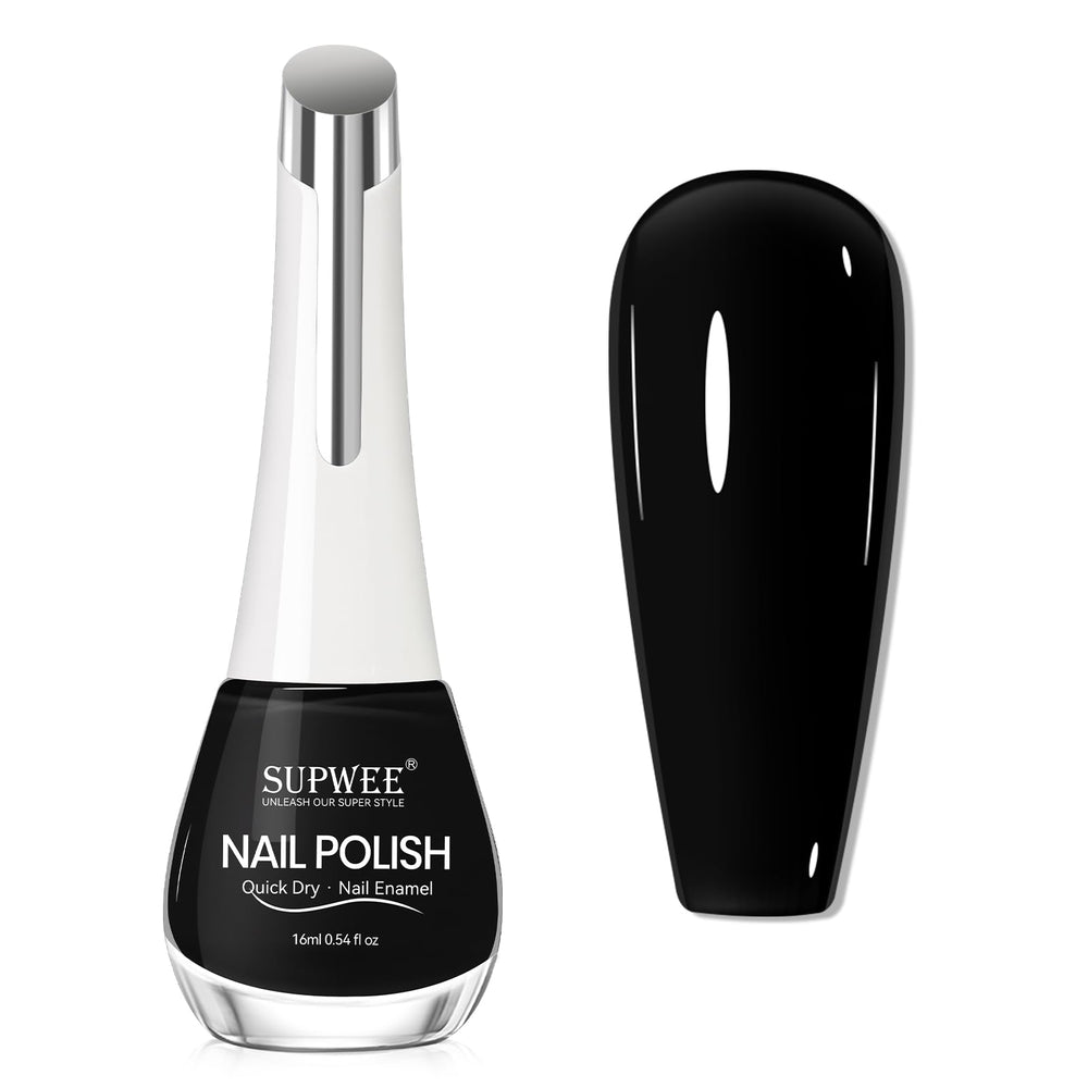 SUPWEE front bottle view showing large 16ml capacity and bold black finish benefit