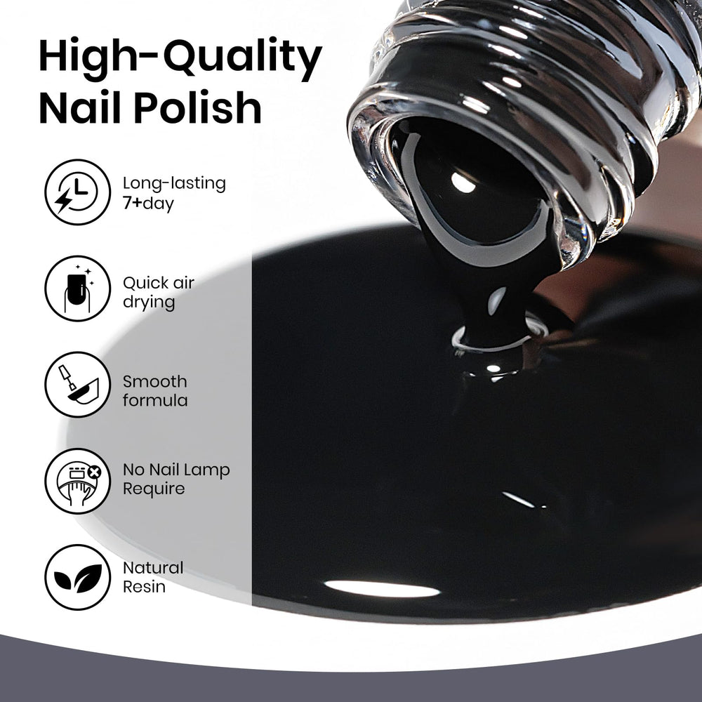 SUPWEE polish glossy texture close-up showcasing shiny finish and even coverage
