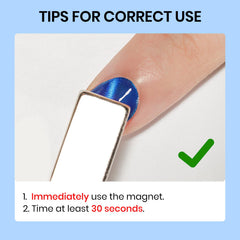 SUPWEE magnet and brush showing tool included for easy cat eye designs