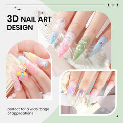 SUPWEE carved floral gel detail showing sharp raised decoration benefit