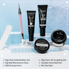 SUPWEE gel texture close-up demonstrating smooth sculpting control