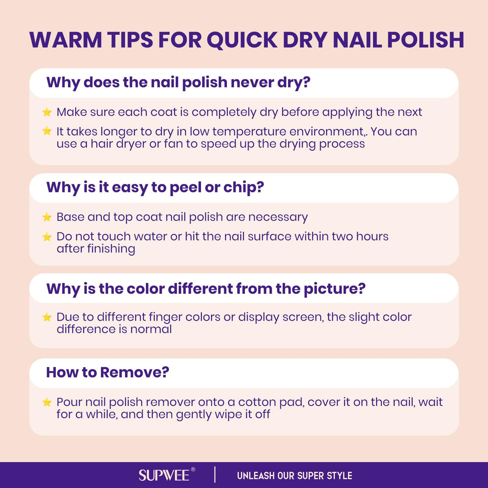 SUPWEE brush stroke on swatch card highlighting smooth application