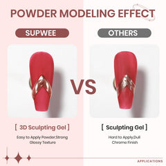 SUPWEE double-head brush detail highlighting sculpting and smoothing precision