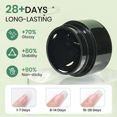 SUPWEE formed nail extensions on hands showing durable salon-quality finish