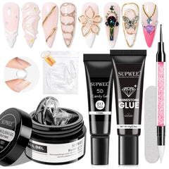 SUPWEE front packaging showing all three gels and kit benefits