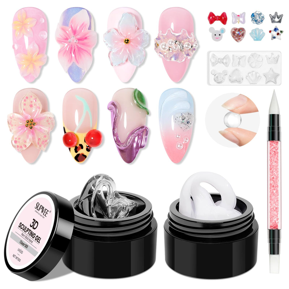 SUPWEE front packaging showing full sculpting gel kit and tools for easy use