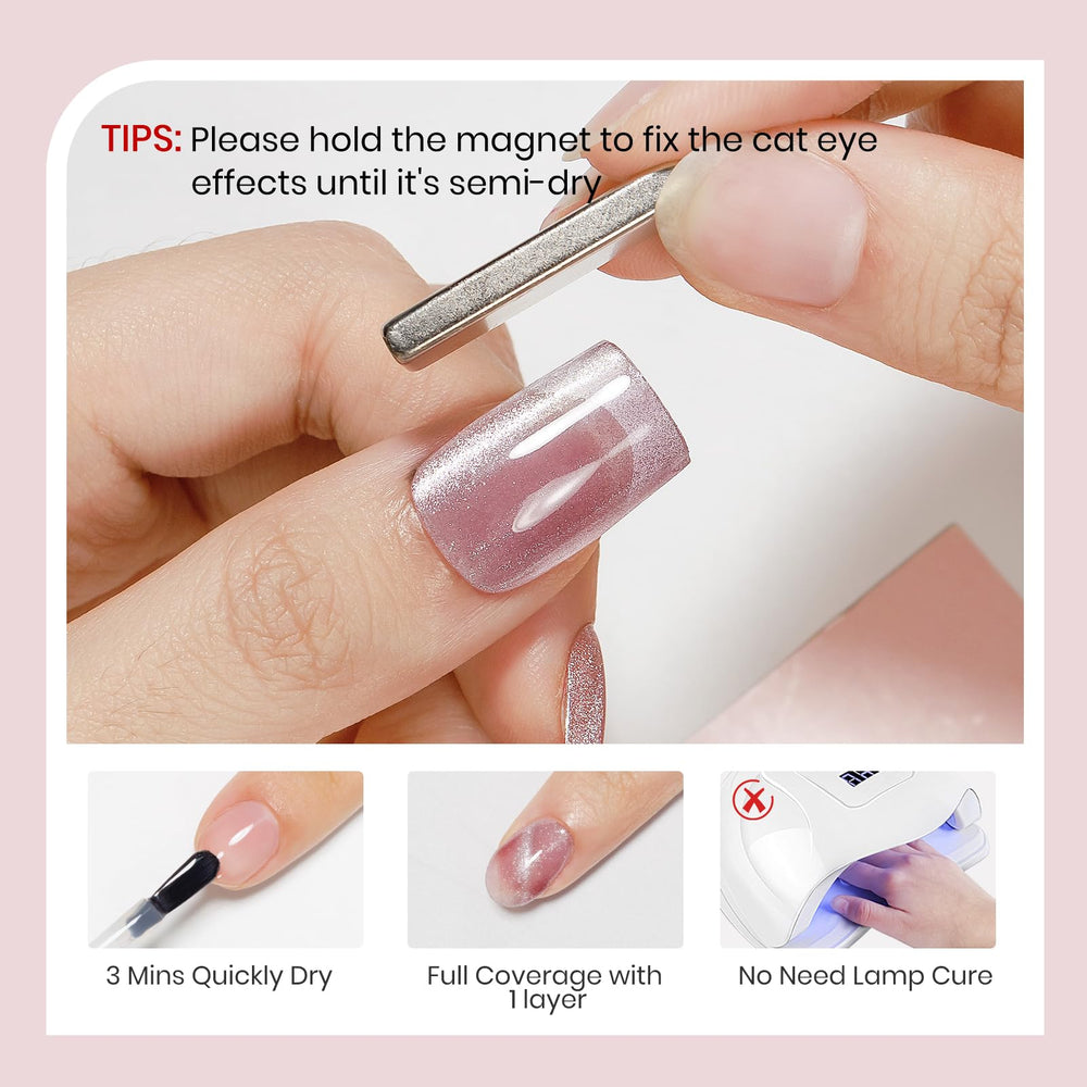 SUPWEE wide magnetic stick detail for creating precise cat-eye stripes quickly