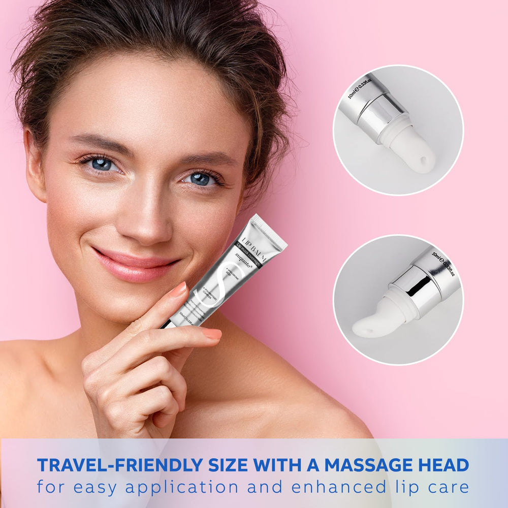 suquato balm stick close-up applying smooth moisture to lips