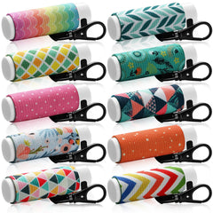 Sureio front packaging showing ten floral lip holder keychains and benefits
