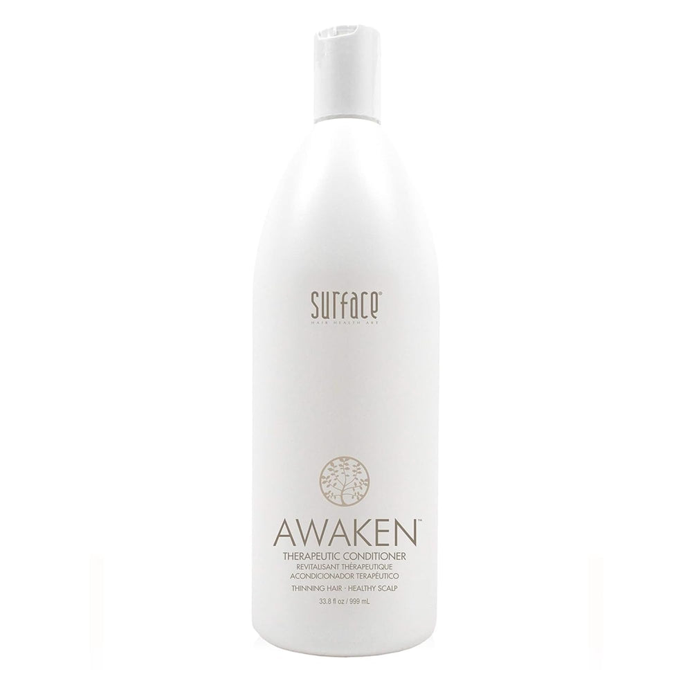 SURFACE front bottle view showing product and size for easy identification and benefit