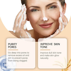 SURORAIN rice cleanser hydrolyzed rice extract closeup highlighting nourishing ingredient