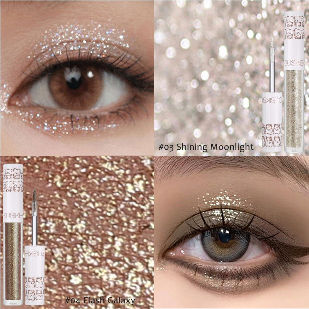 SUSIKEKI application swatches on hand demonstrating pigment payoff and blendability