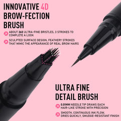 SUSIKEKI Brow-Fection angled brush close-up for natural strokes