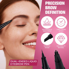 SUSIKEKI pen in use shaping eyebrow for defined long-lasting look