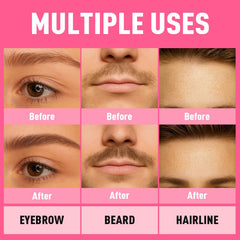 SUSIKEKI brow application lifestyle shot showing defined long-lasting brows