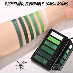 SUSIKEKI swatch of lime and olive textures for blending guidance