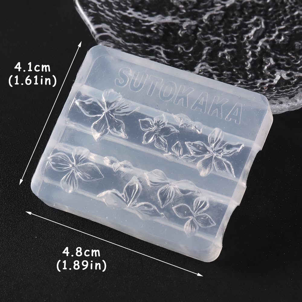 Hand holding SUTOKAKA mold for scale, showing size and portability for salon or home use