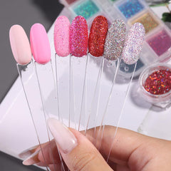 SUTOKAKA swatch sticks displayed in salon setting to showcase professionalism