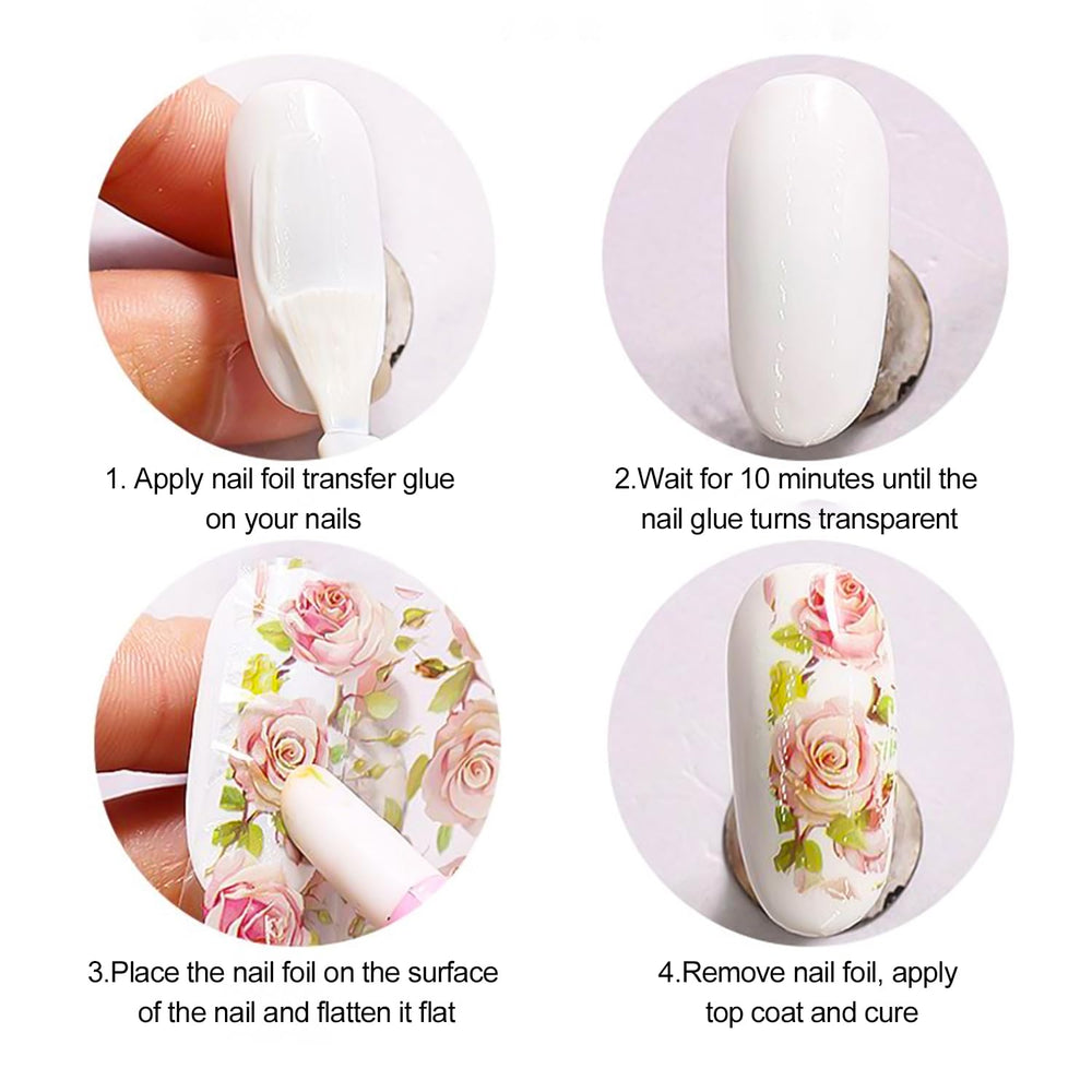 SUTOZMIWE finished nail with cured topcoat for glossy long-lasting finish