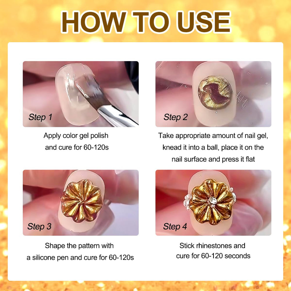 SUTOZMIWE lifestyle manicure scene displaying finished metallic nails and finished look appeal