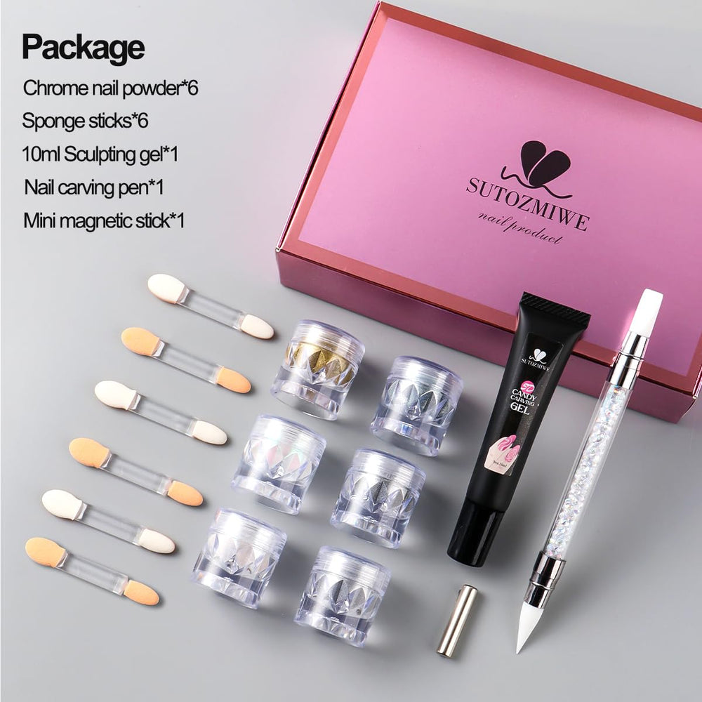 SUTOZMIWE finished manicure on table conveying salon-quality results at home