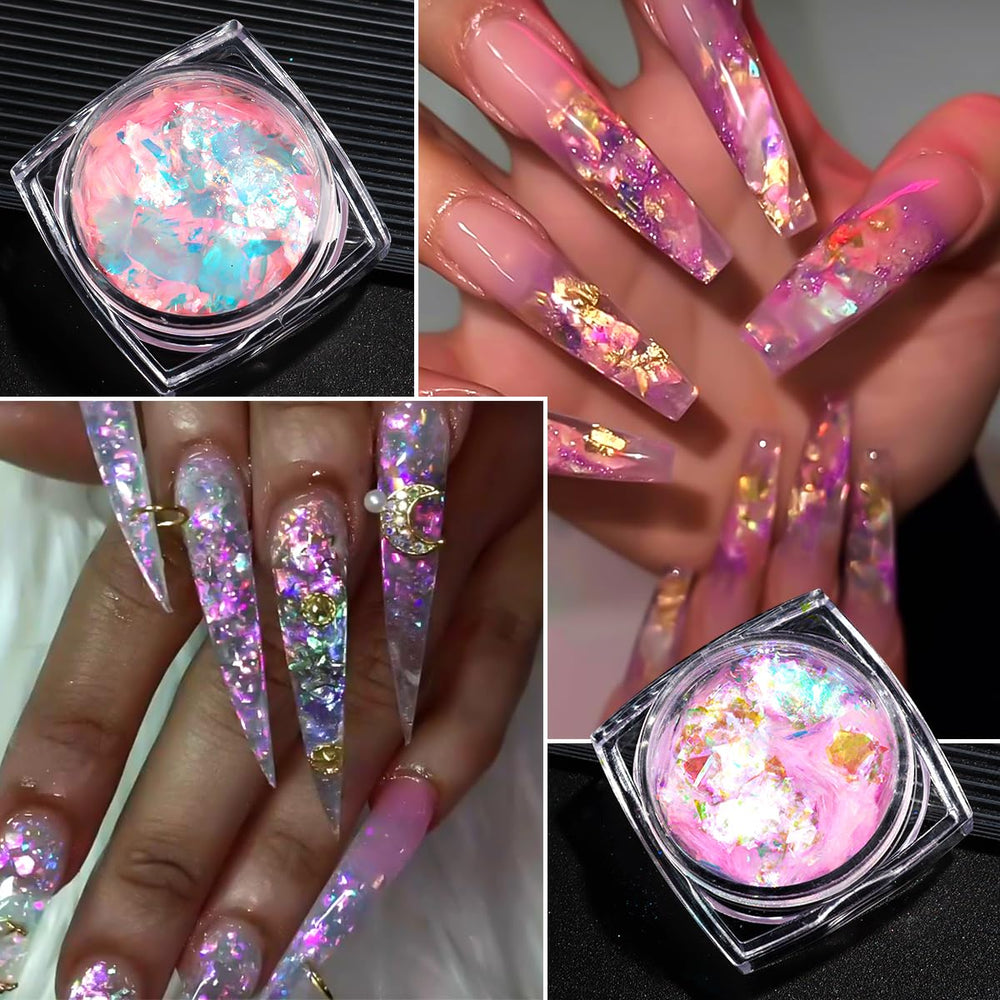 SUTOZMIWE application on nail showing placement and immediate color shift