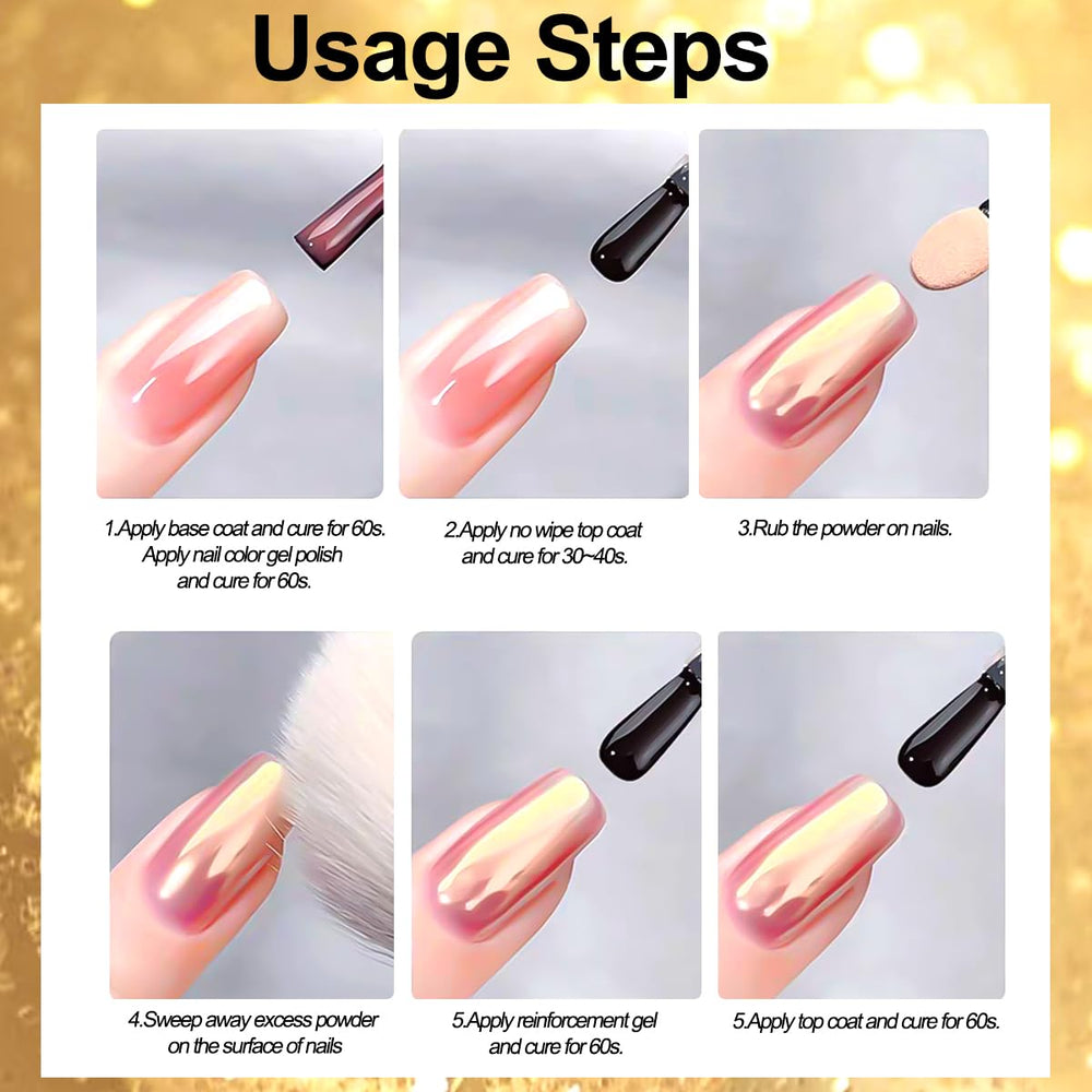 SUTOZMIWE salon demo hand applying powder to nails demonstrating professional technique