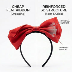 Suyka headband held in hand to show scale and easy portable fan accessory