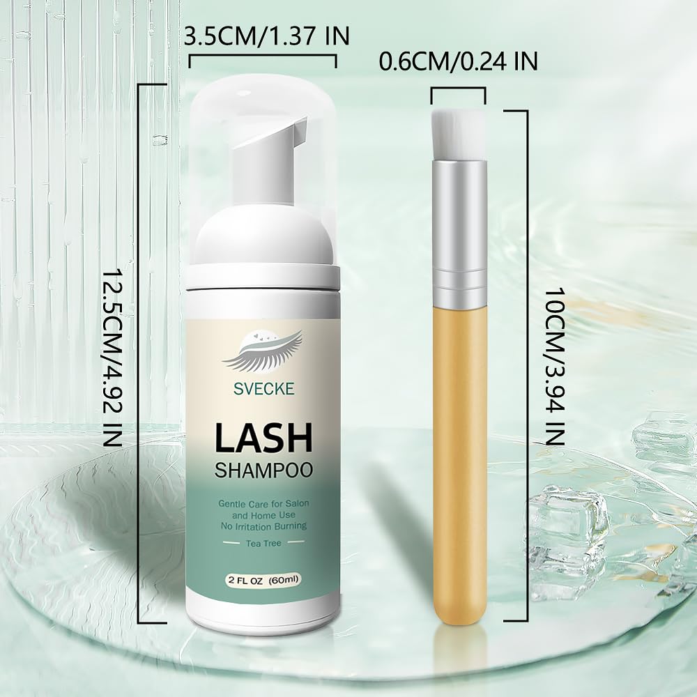 SVECKE before and after comparison highlighting cleaner, fresher lashes
