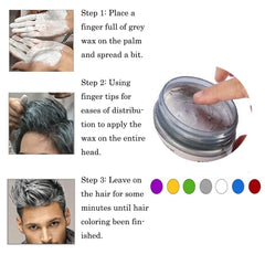 SWAKER silver gray before and after side by side showing visible color change