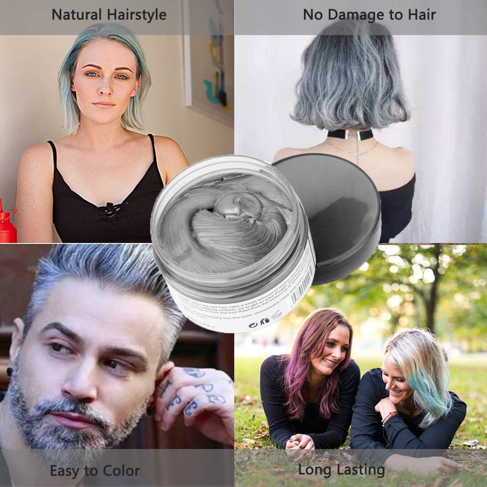 SWAKER silver gray lifestyle party look showing photo-ready styling benefit