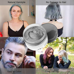 SWAKER silver gray lifestyle party look showing photo-ready styling benefit