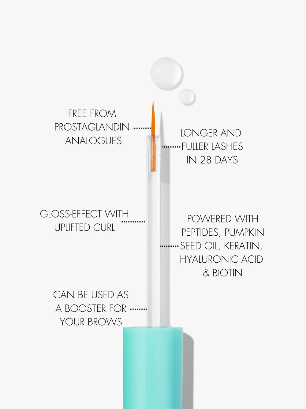 Sweed application on lashes demonstrating targeted nightly use for improvement