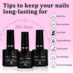 SWEET TREND false tips and nail forms spread for abundant practice and shaping