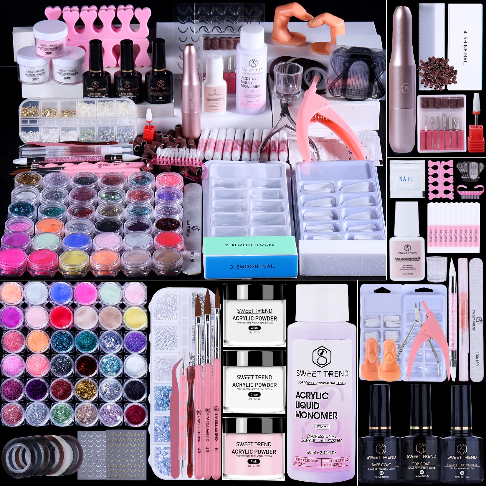 SWEET TREND front packaging showing full starter kit and neat layout for easy setup
