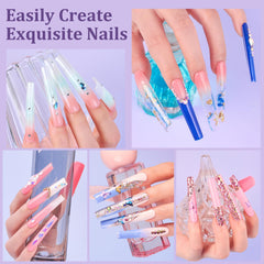 Sweet Trend finished manicure lifestyle shot showing salon-style nails at home