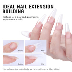 Sweet Trend nail forms and tools ready for fast extension application