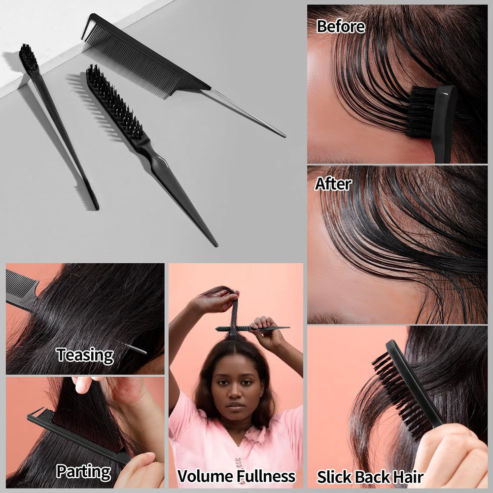 SWEET VIEW applying wax stick to hairline for smooth finish