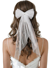 SWEETV bow veil front packaging shows elegant presentation and gifting benefit