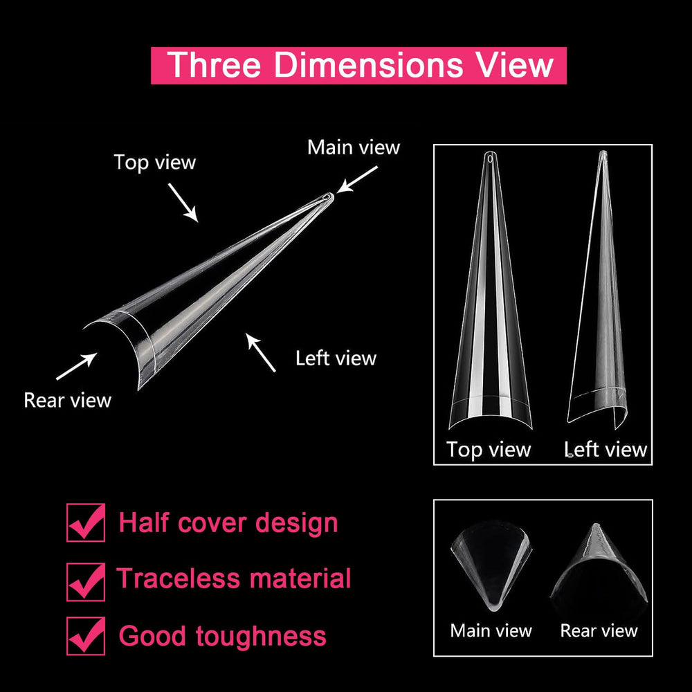 SWETIDY tips arranged in transparent box showing organized sizes and protection