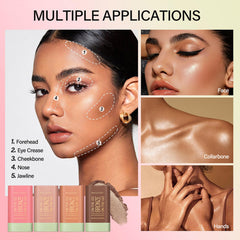 SWETIYOU bronzer blended in eye crease for natural definition