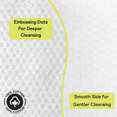 Swisspers wipe in hand demonstrating size and control