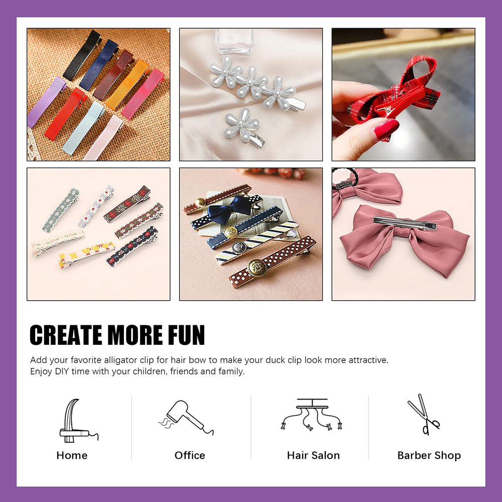 Swpeet spread of 200 clips on table highlighting large quantity for salons